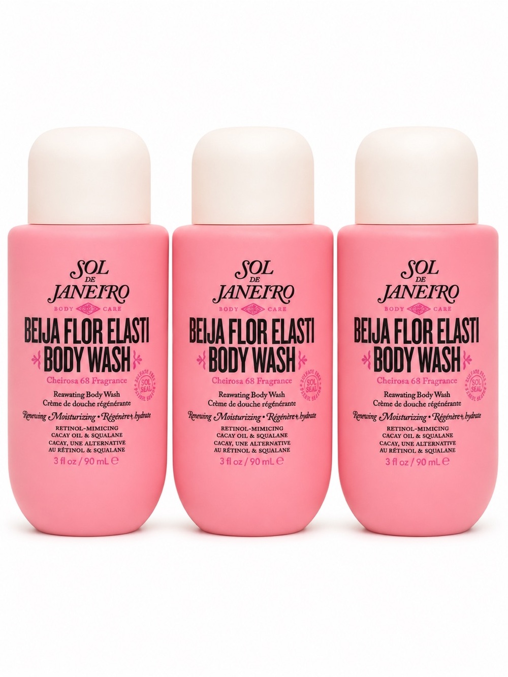 Sol de Janeiro Beija Flor Elasti Body Wash - x 3